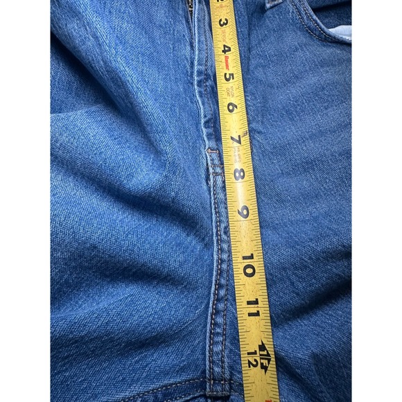 Old Navy Women High-Waisted Wow Barrel Leg Ankle Jeans Blue Medium Wash 16 - Picture 11 of 12